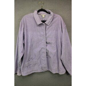 J.Jill Corduroy‎ Waffle Weave Cardigan-Size XLT